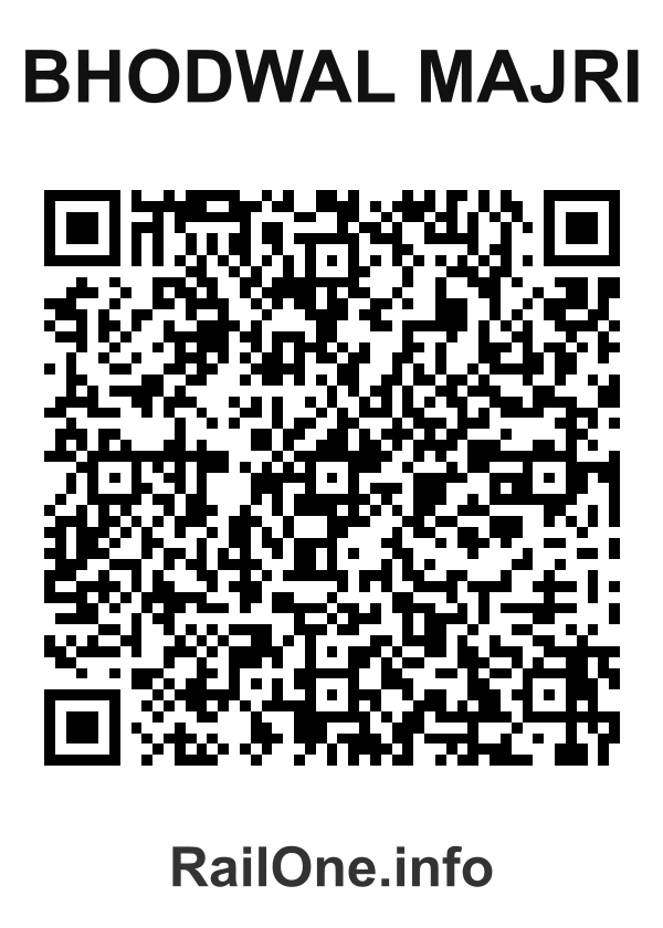 RailOne QR Code for Bhodwal Majri station