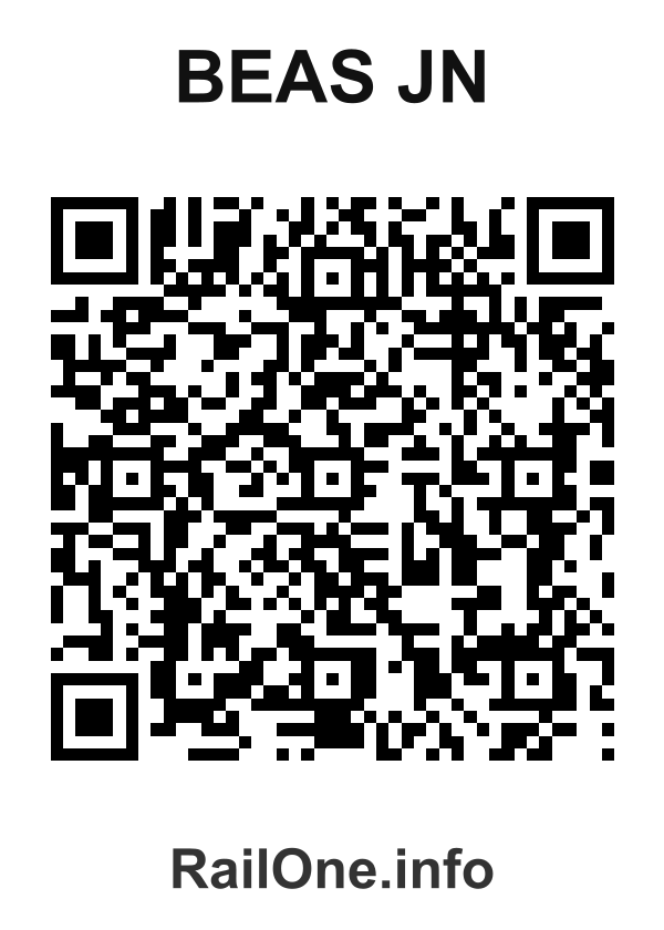 RailOne QR Code for Beas Jn station