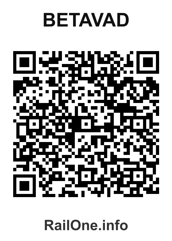RailOne QR Code for Betavad station