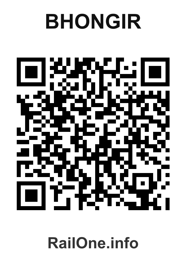 RailOne QR Code for Bhongir station