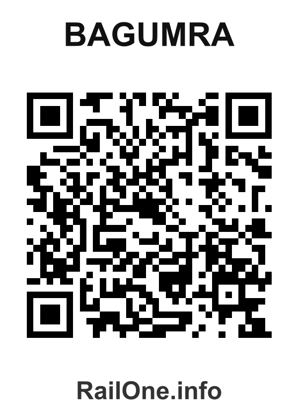 RailOne QR Code for Bagumra station