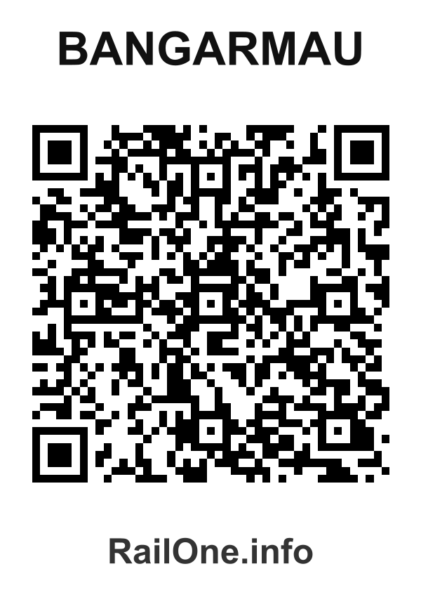 RailOne QR Code for Bangarmau station