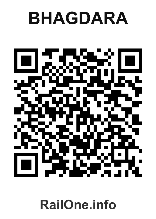 RailOne QR Code for Bhagdara station