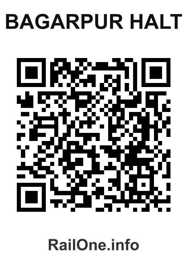 RailOne QR Code for Bagarpur Halt station