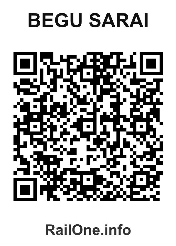 RailOne QR Code for Begu Sarai station