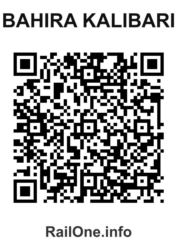 RailOne QR Code for Bahira Kalibari station