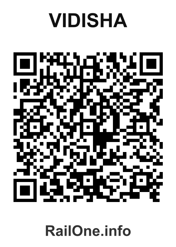 RailOne QR Code for Vidisha station