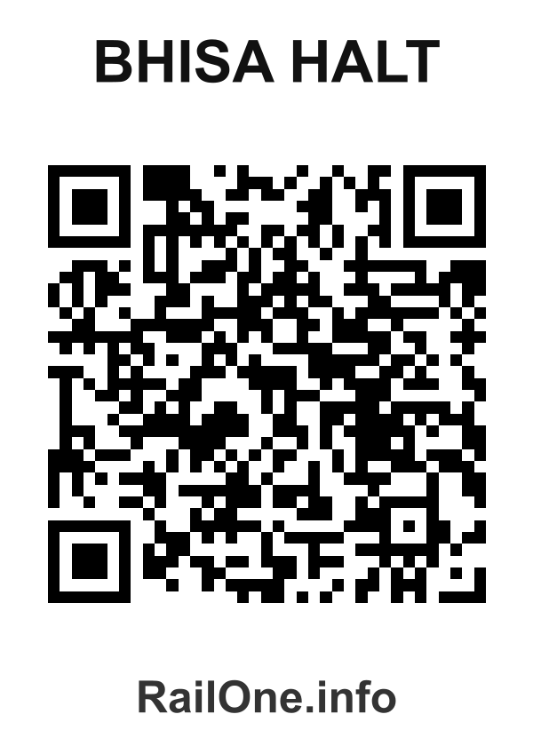 RailOne QR Code for Bhisa Halt station