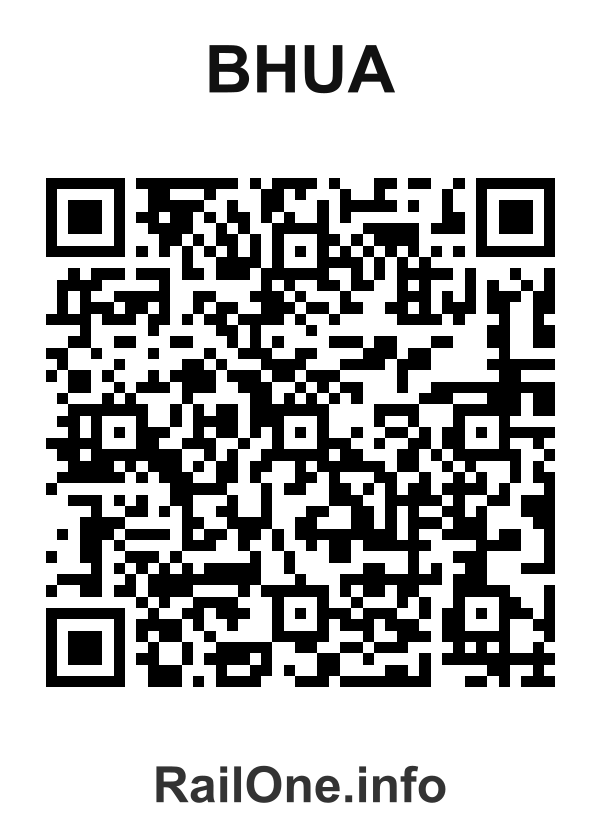 RailOne QR Code for Bhua station