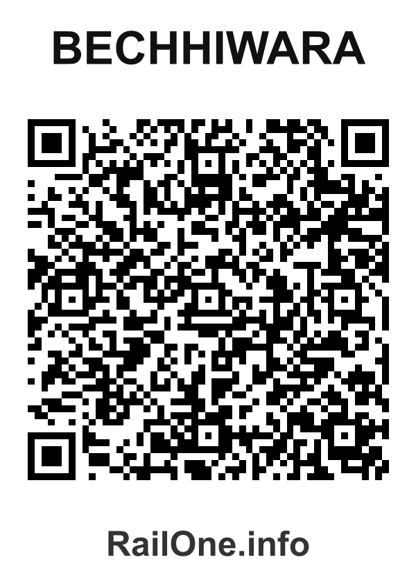 RailOne QR Code for Bechhiwara station