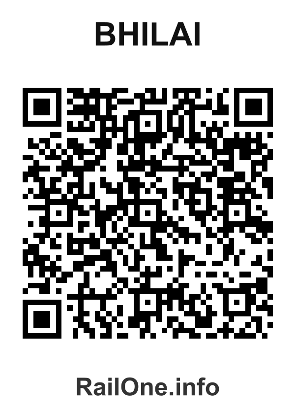 RailOne QR Code for Bhilai station