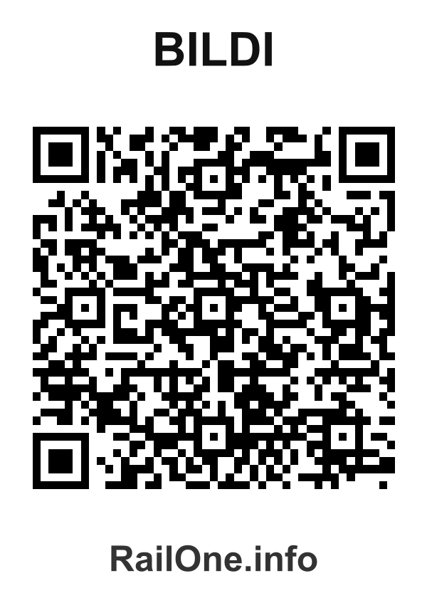 RailOne QR Code for Bildi station