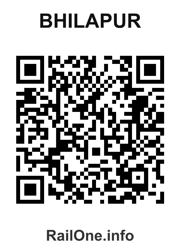 RailOne QR Code for Bhilapur station