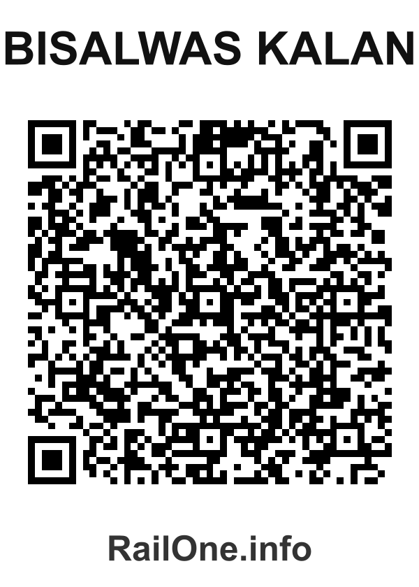RailOne QR Code for Bisalwas Kalan station