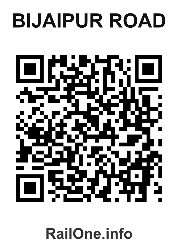 RailOne QR Code for Bijaipur Road station