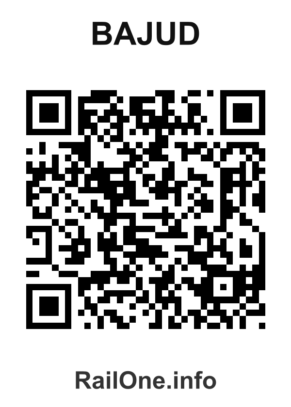 RailOne QR Code for Bajud station