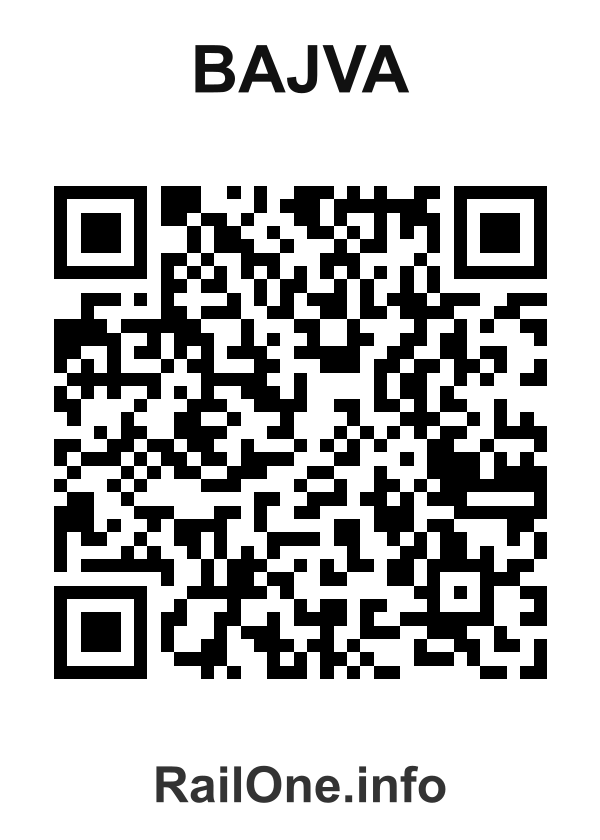 RailOne QR Code for Bajva station