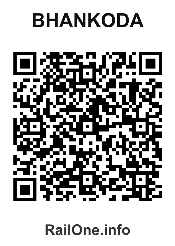 RailOne QR Code for Bhankoda station