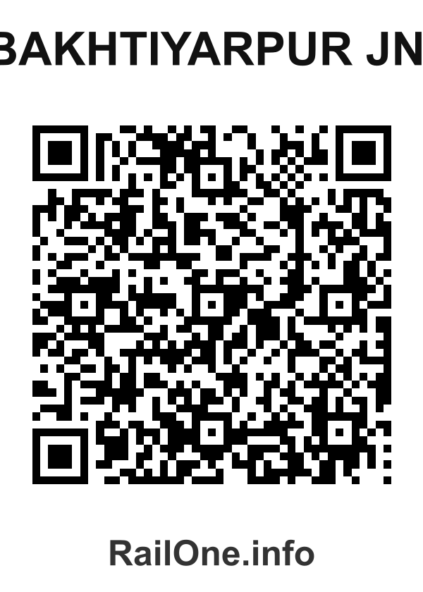 RailOne QR Code for Bakhtiyarpur Jn. station