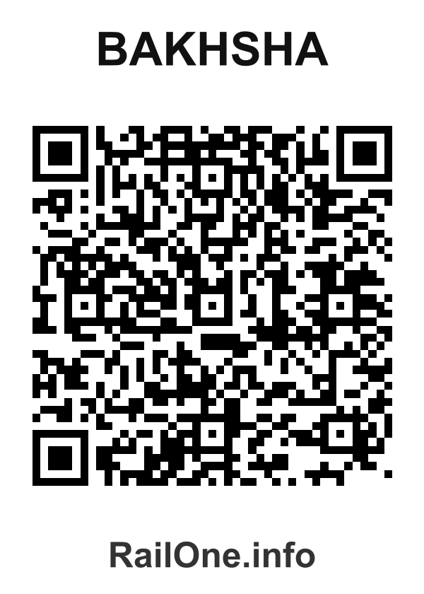 RailOne QR Code for Bakhsha station