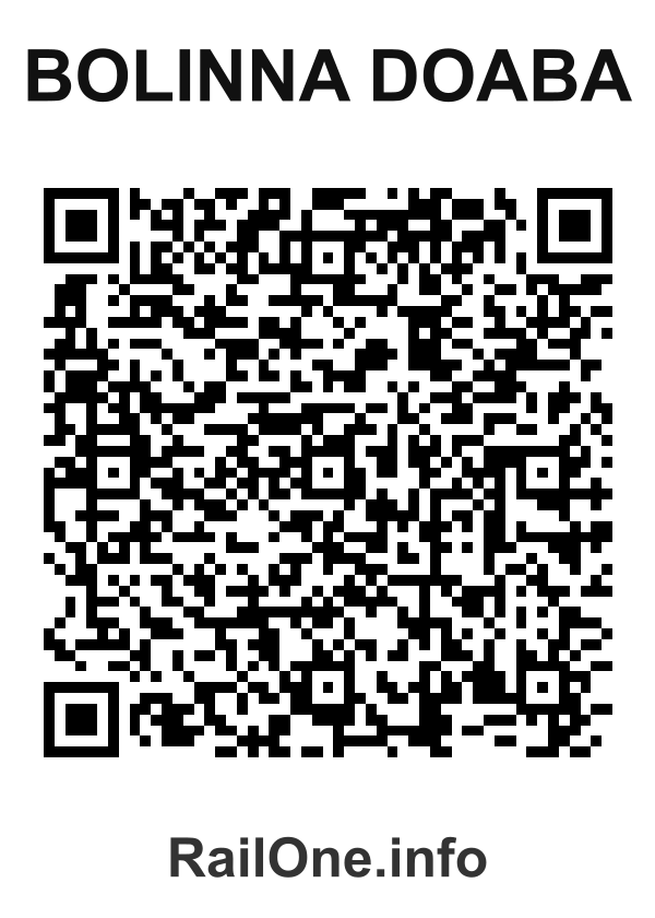 RailOne QR Code for Bolinna Doaba station
