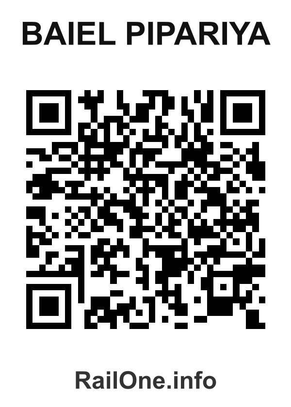 RailOne QR Code for Baiel Pipariya station