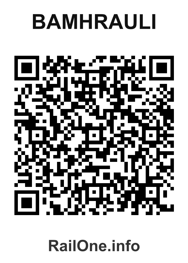 RailOne QR Code for Bamhrauli station