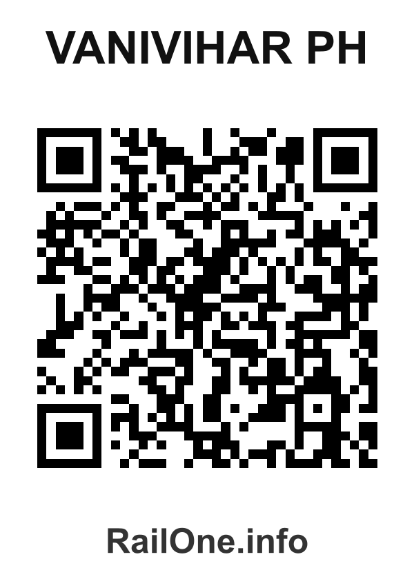 RailOne QR Code for Vanivihar Ph station