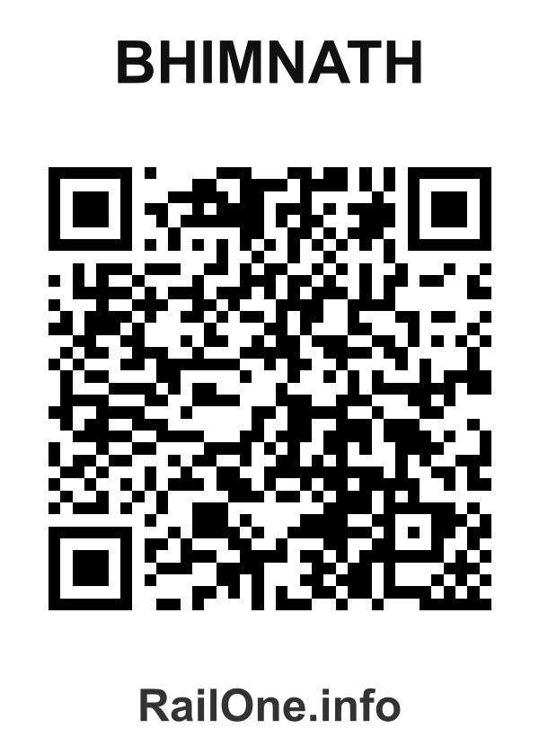 RailOne QR Code for Bhimnath station