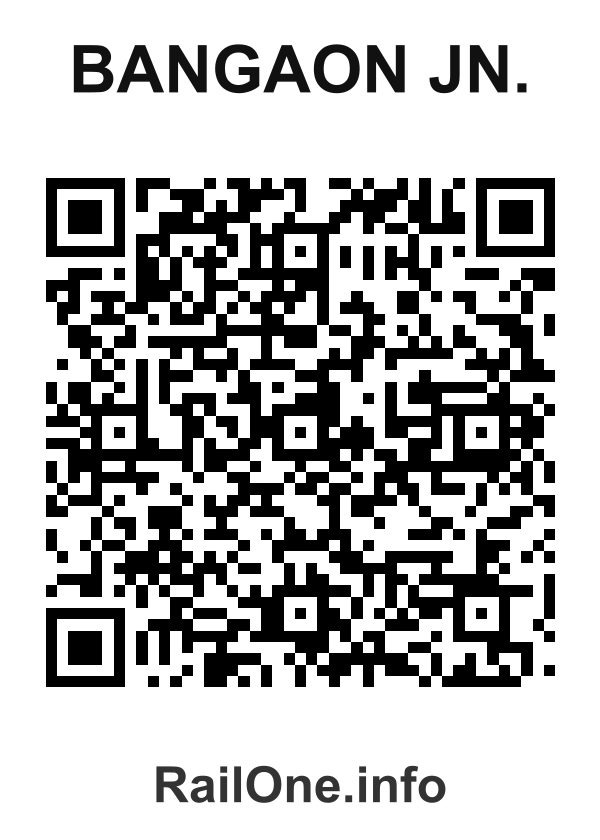 RailOne QR Code for Bangaon Jn. station