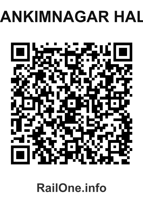 RailOne QR Code for Bankimnagar Halt station