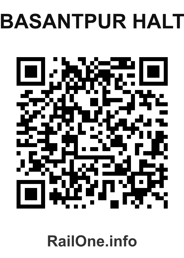 RailOne QR Code for Basantpur Halt station