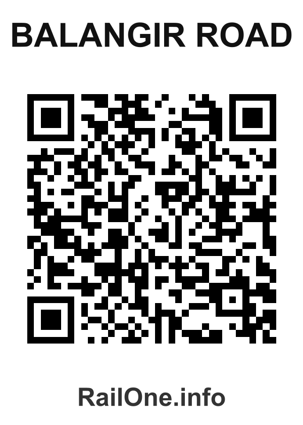 RailOne QR Code for Balangir Road station