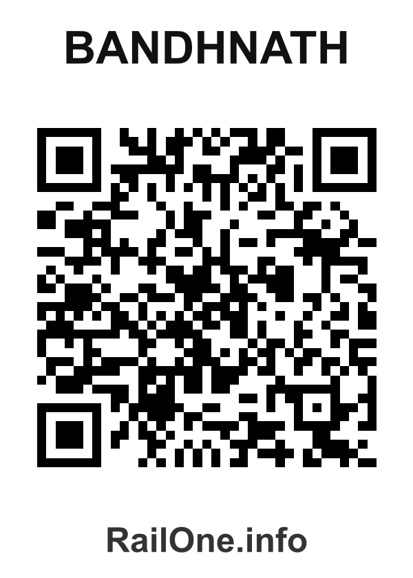 RailOne QR Code for Bandhnath station