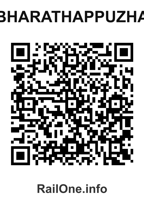 RailOne QR Code for Bharathappuzha station