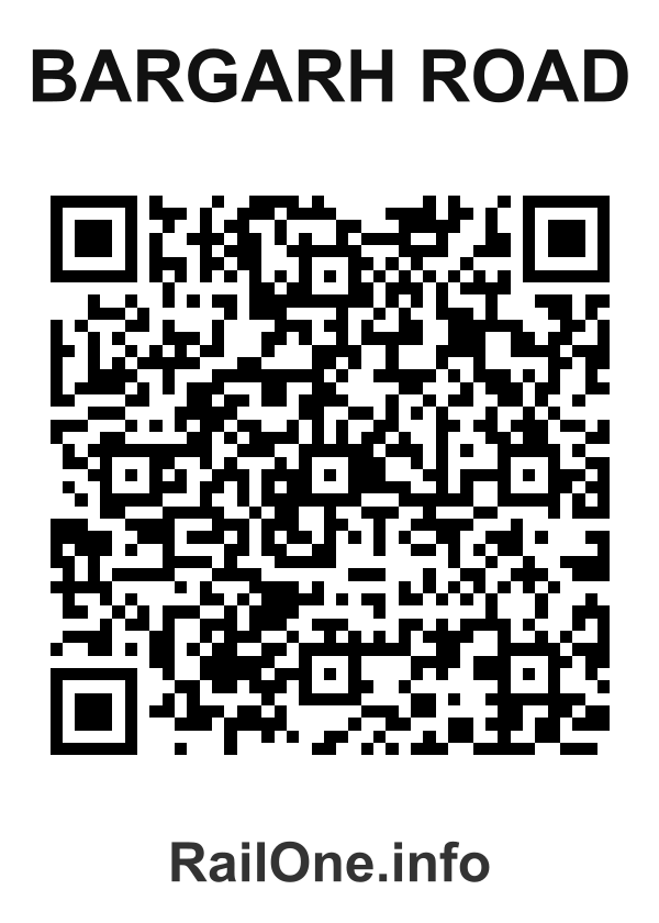 RailOne QR Code for Bargarh Road station