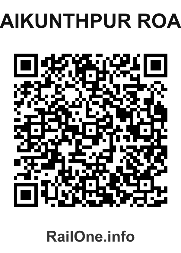 RailOne QR Code for Baikunthpur Road station