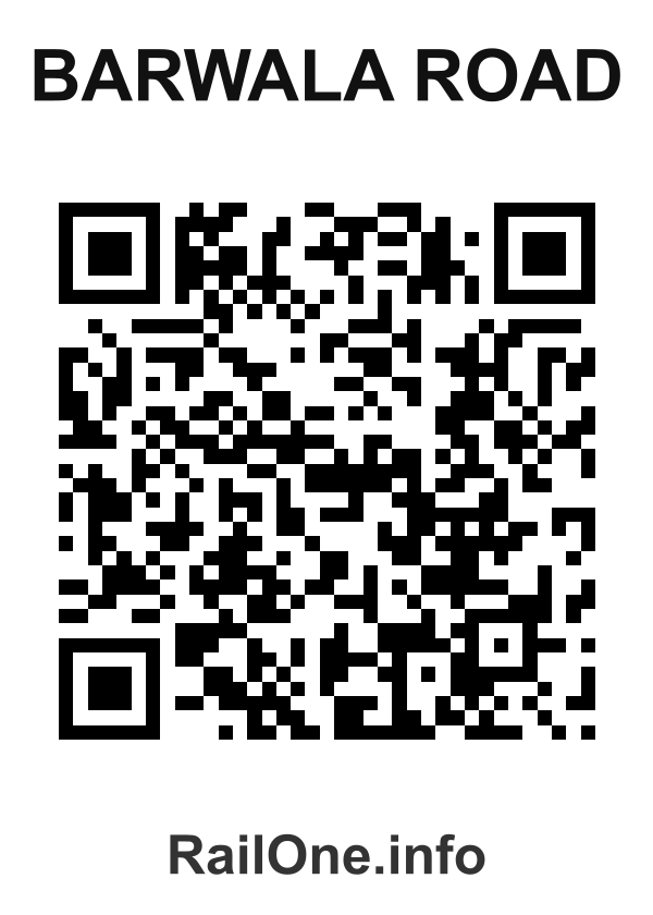 RailOne QR Code for Barwala Road station