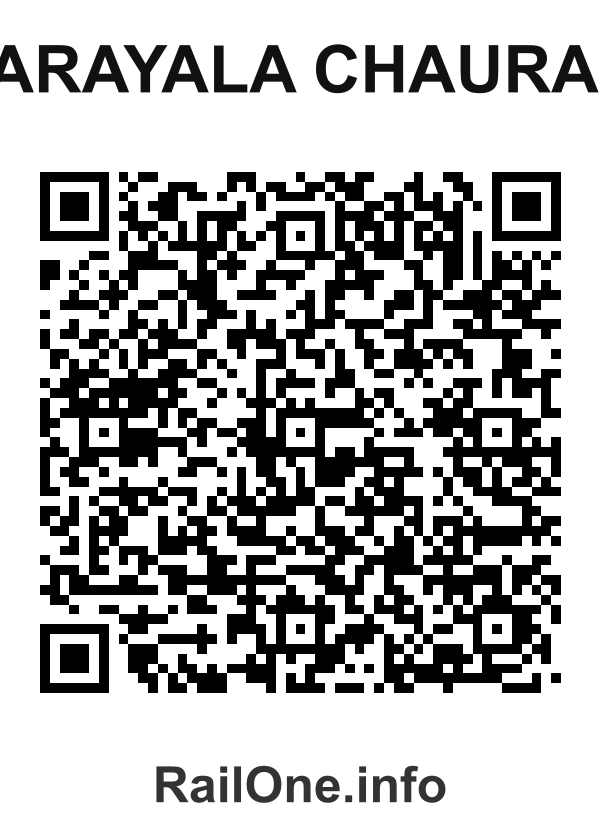 RailOne QR Code for Barayala Chaurasi station