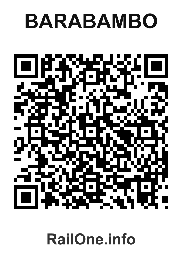 RailOne QR Code for Barabambo station