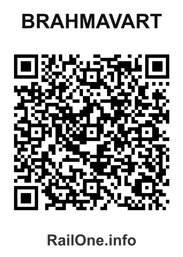 RailOne QR Code for Brahmavart station