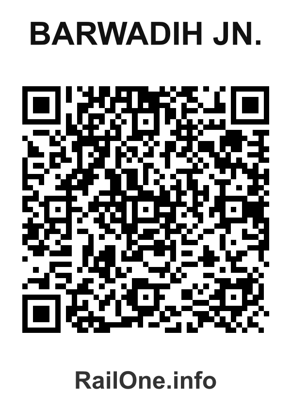RailOne QR Code for Barwadih Jn. station