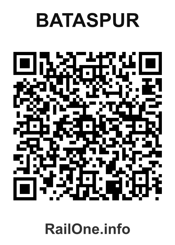 RailOne QR Code for Bataspur station