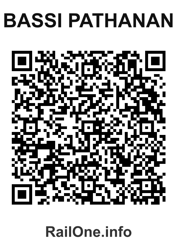 RailOne QR Code for Bassi Pathanan station