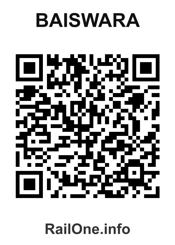 RailOne QR Code for Baiswara station