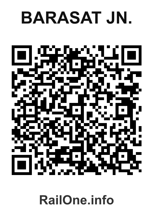 RailOne QR Code for Barasat Jn. station