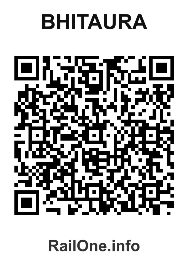 RailOne QR Code for Bhitaura station