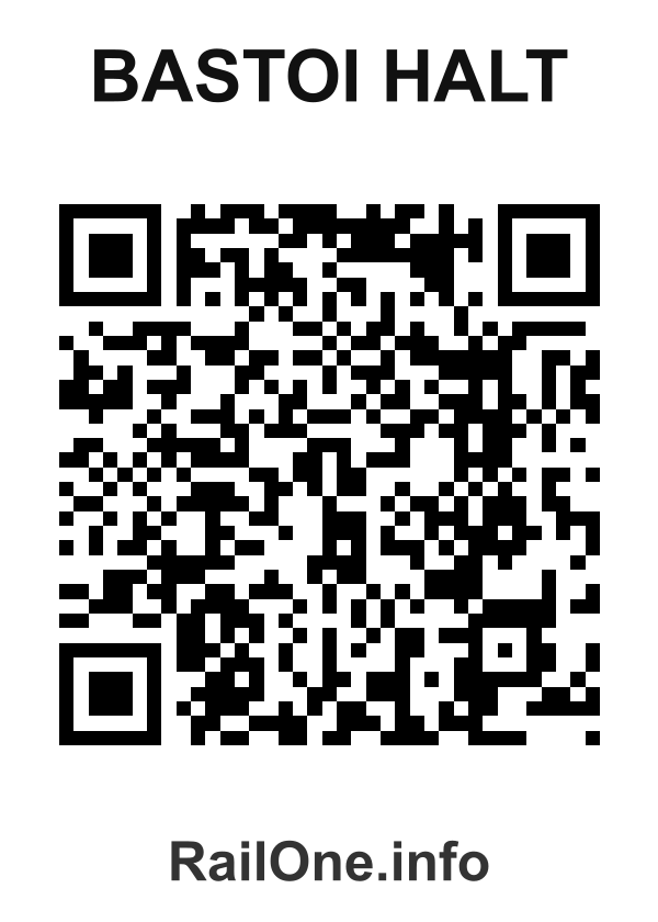 RailOne QR Code for Bastoi Halt station