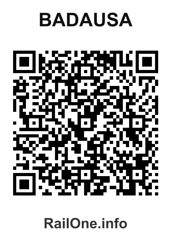 RailOne QR Code for Badausa station