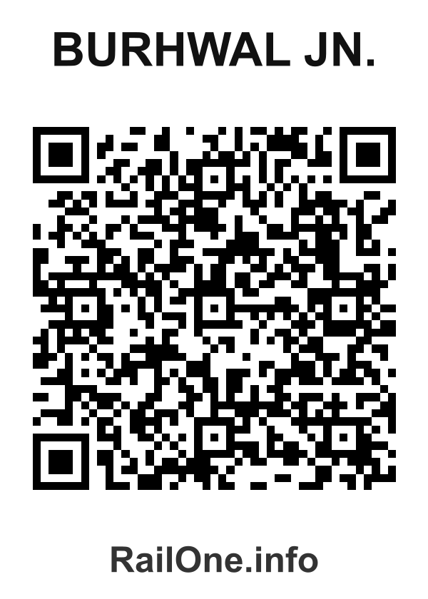 RailOne QR Code for Burhwal Jn. station